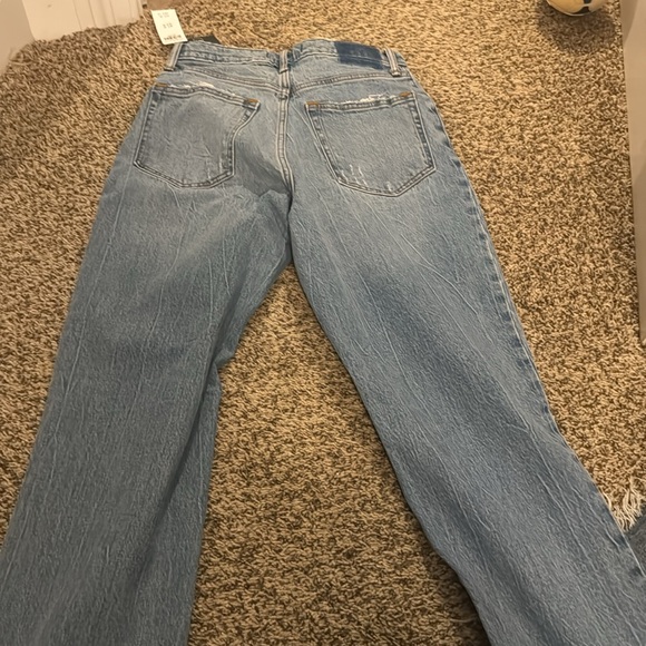 Abercrombie “the 90s straight” ultra high rise curve love jeans - Picture 3 of 3